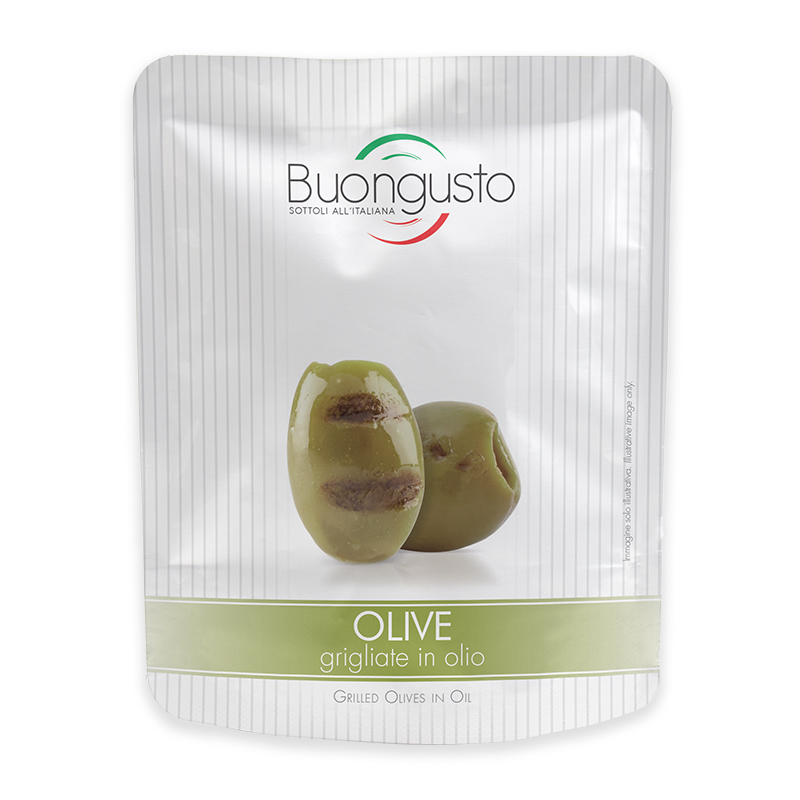 Grilled olives in oil 100g